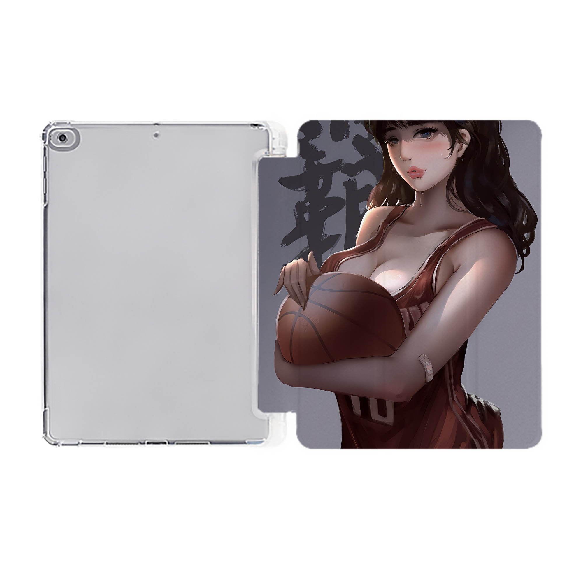 （画像用） SLAM DUNK／スラムダンク IPad ケース ペン収納付き 三つ折りスタンド PUレザー×シリコン 対応機種9.5/10.5/10.9インチ